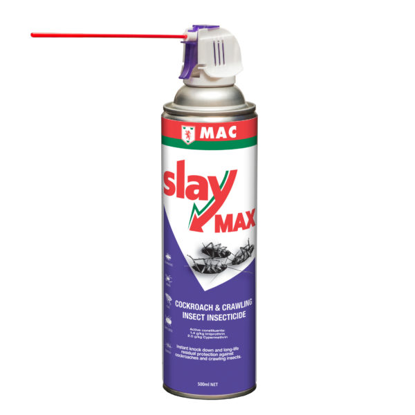 MAC Slay Max Cockroach Crawling Insect Insecticide 500ml 1 MAC Slay Max Cockroach & Crawling Insect Insecticide - Trigger & Extension 500ml