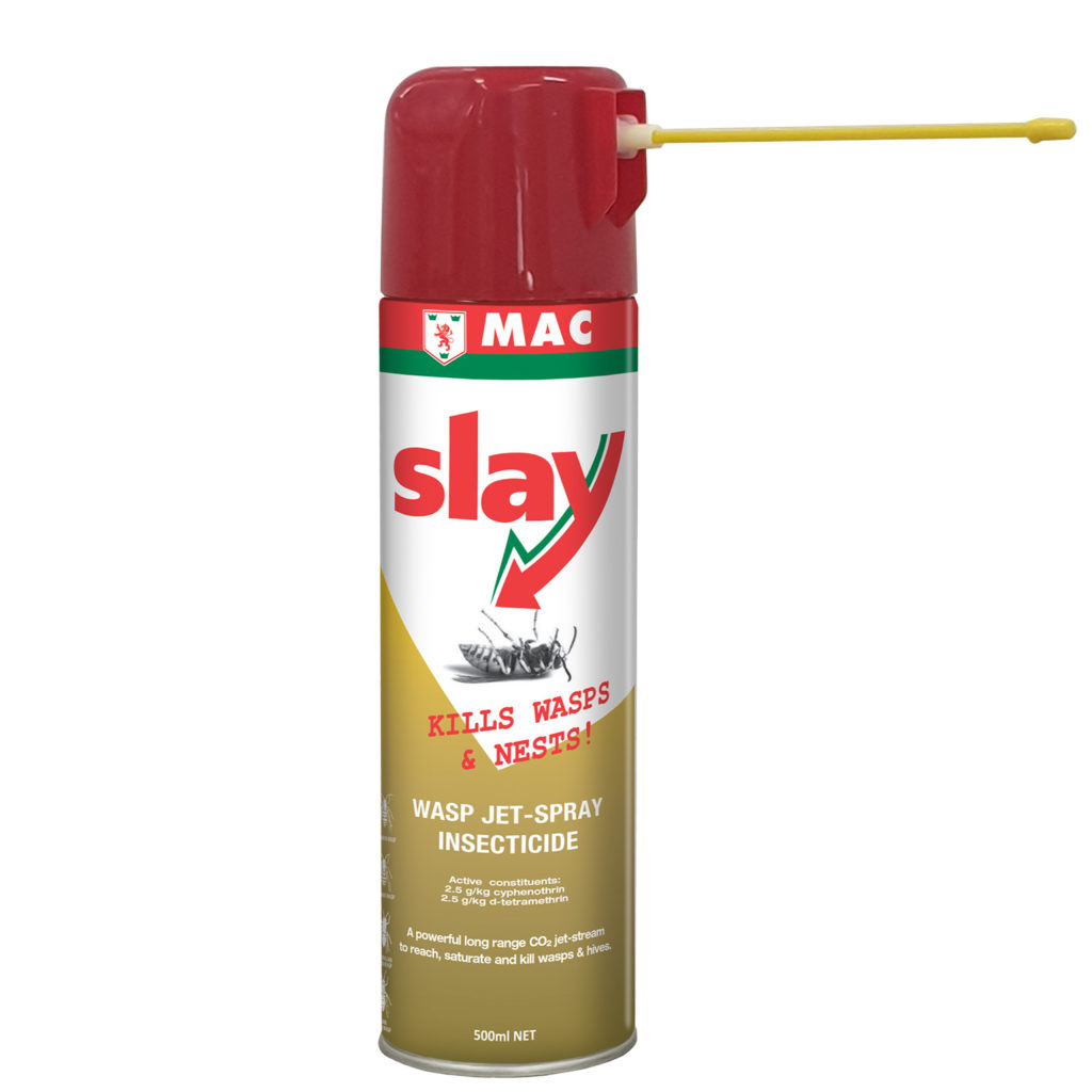 MAC Slay Wasp Jet-Spray CO2 Insecticide 350g aerosol can for fast wasp elimination