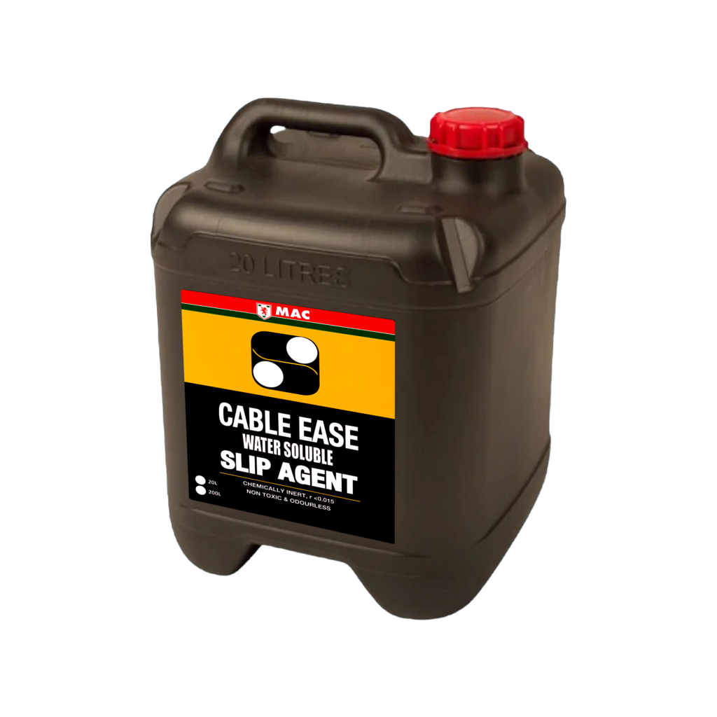 MAC Cable Ease 20L water soluble cable pulling lubricant for easy cable installation in conduits