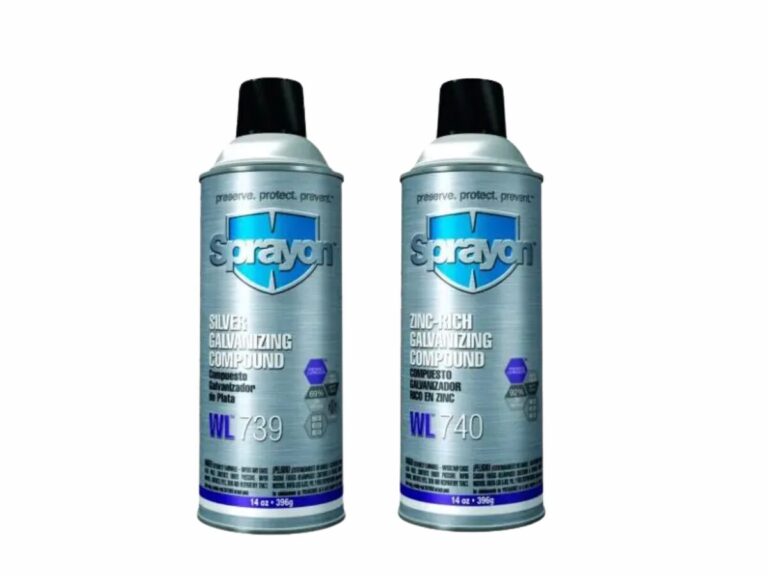 Sprayon Galvanising Spray NZ – Silver and Zinc-Rich galvanising compound cans for rust prevention and metal protection