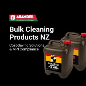 Bulk cleaning products NZ – MPI approved cost-saving solutions in 20L containers.